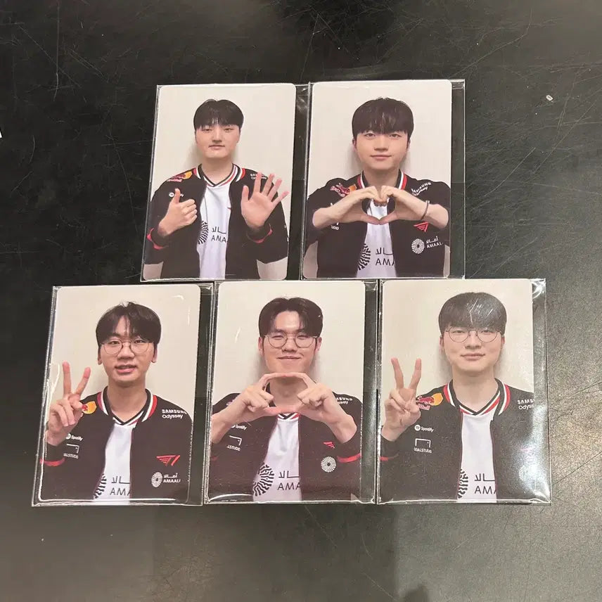 [BUNJANG] T1 Doran Oner Faker Keria Cafe Photocard / 티원 T1 도란 오너 페이커 페이즈 케리아 카페 포카