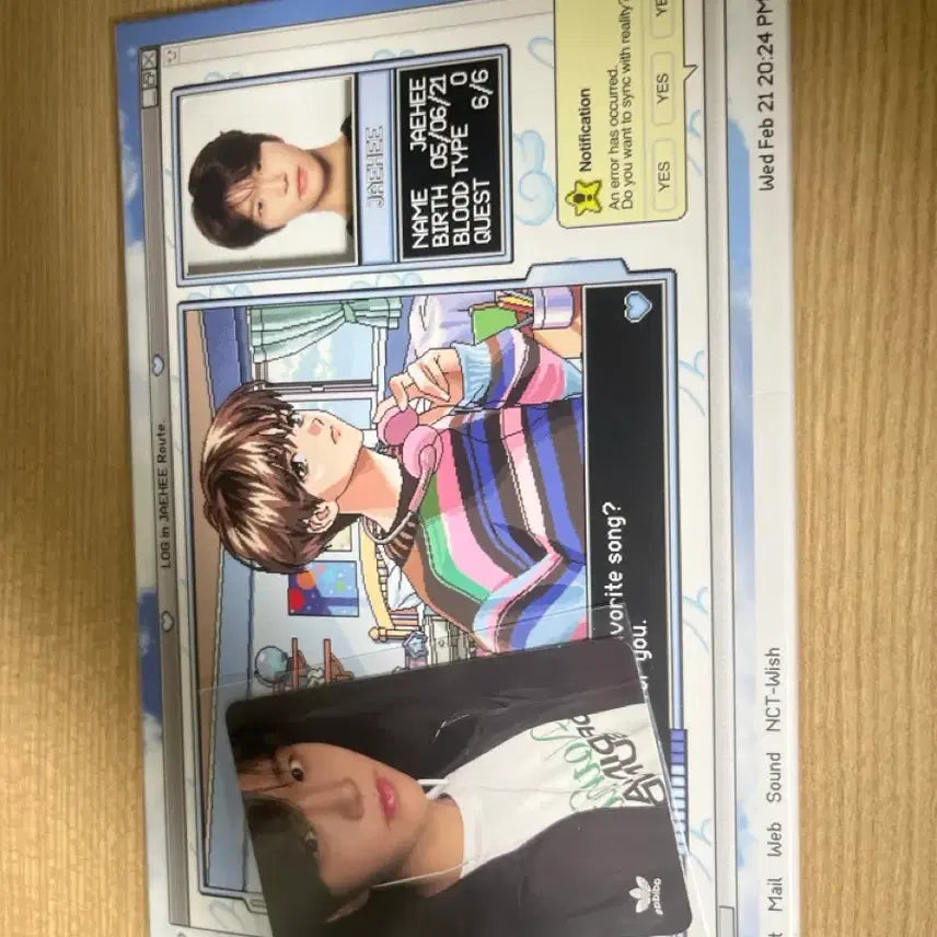 [BUNJANG] NCT WISH Jaehee Login MD / 엔시티 위시 재희 로그인 엠디