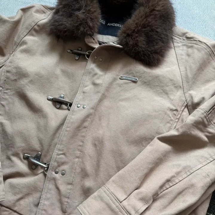 [BUNJANG] Andersson Bell Ortega Fireman Hook Faux Fur Jacket / 앤더슨벨 오르테가 파이어맨 후크 퍼 자켓  L SIZE