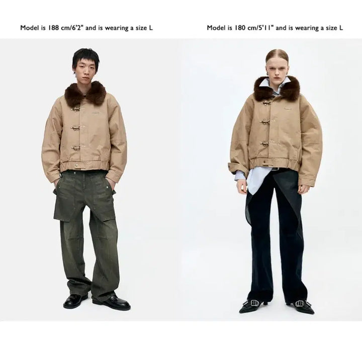 [BUNJANG] Andersson Bell Ortega Fireman Hook Fur Jacket (L) / 앤더슨벨 오르테가 파이어맨 후크 퍼 자켓  L SIZE