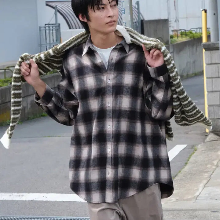 [BUNJANG] Beaker Check Shirt / 비이커 체크 셔츠 3