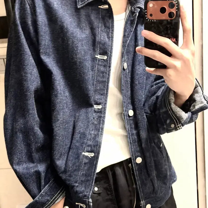 [BUNJANG] AURALEE Denim Jacket / AURALEE 데님 자켓 (A23SB01SD)
