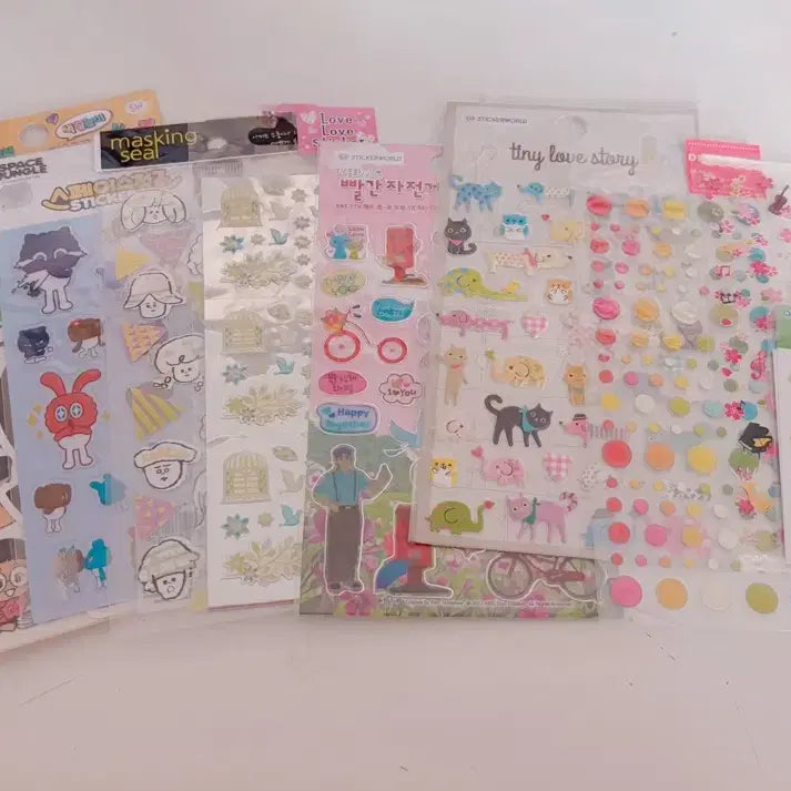[BUNJANG] Vintage Sticker Bundle Set / 고전 다꾸 스티커 일괄