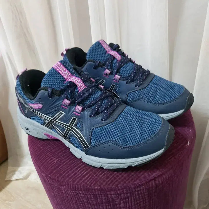 [BUNJANG] Asics Gel Venture 8 Navy Women's Sneakers / 아식스 젤 벤쳐8 네이비 여성 운동화