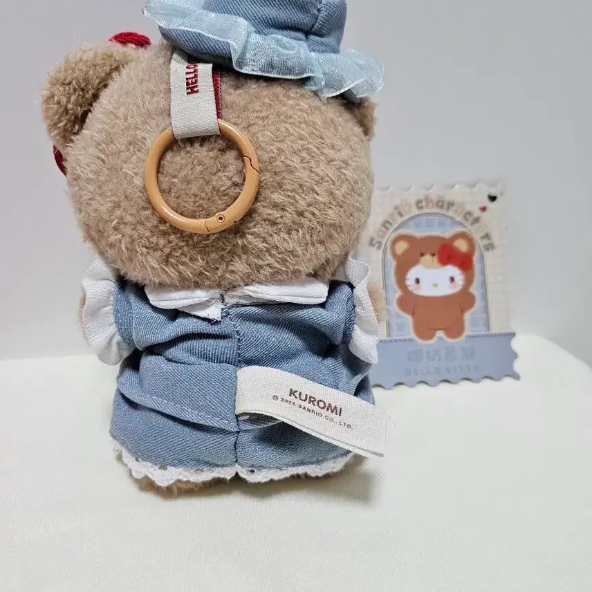 [BUNJANG] Hello Kitty Bear Costume Keyring / 헬로키티 키부부 곰돌이 코스튬 키링