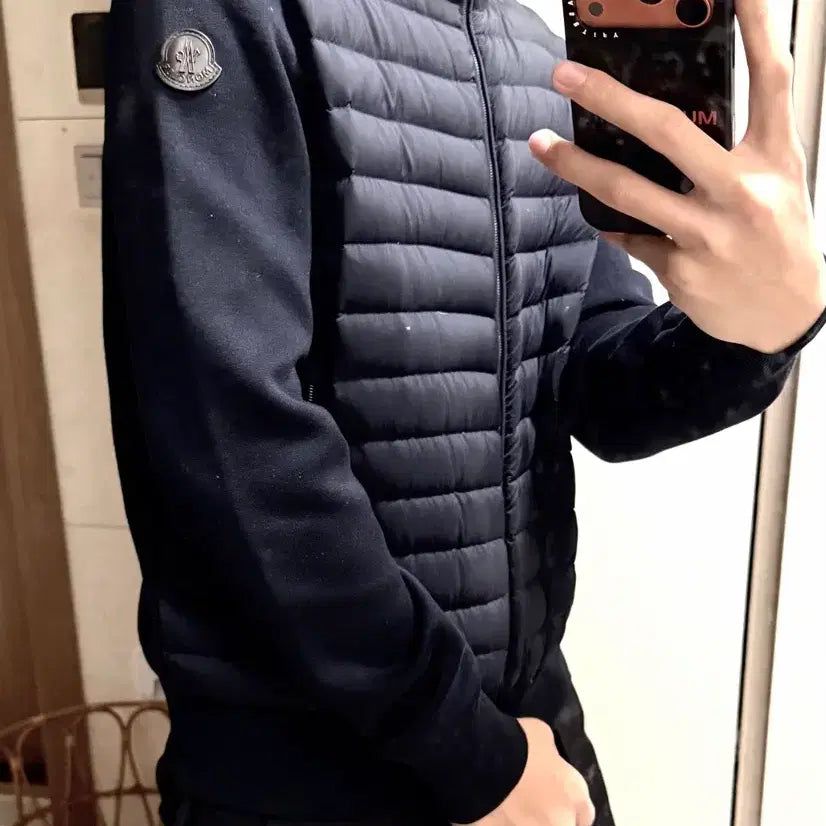 [BUNJANG] Moncler Knit Padded Jacket / 몽클레어 니트 패딩 M