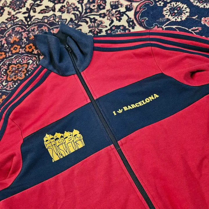 [BUNJANG] Adidas Barcelona Track Top Jersey / 아디다스(Adidas) 올드스쿨 바로셀로나 트랙탑 저지