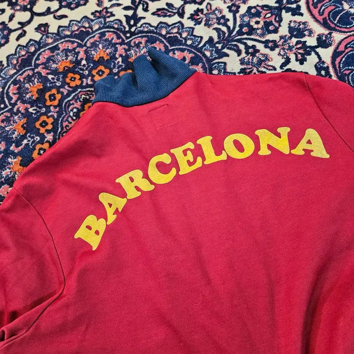 [BUNJANG] Adidas Barcelona Track Top Jersey / 아디다스(Adidas) 올드스쿨 바로셀로나 트랙탑 저지