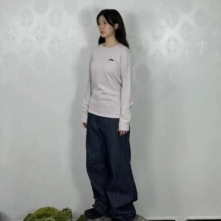 [BUNJANG] Mountain Long Sleeve (Light Pink) / 탄산마그네슘 마운틴 롱슬리브 (라이트핑크)