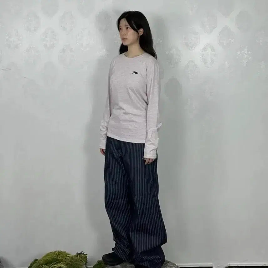 [BUNJANG] Mountain Long Sleeve (Light Pink) / 탄산마그네슘 마운틴 롱슬리브 (라이트핑크)