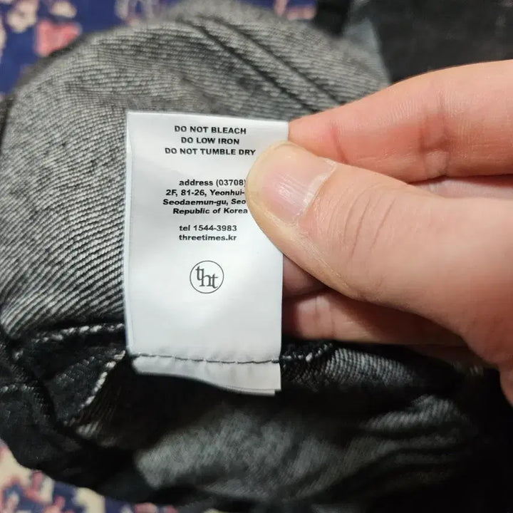 [BUNJANG] 3.times Lucifer Denim Mini Dress / 쓰리타임즈 루시퍼 데님 미니 원피스