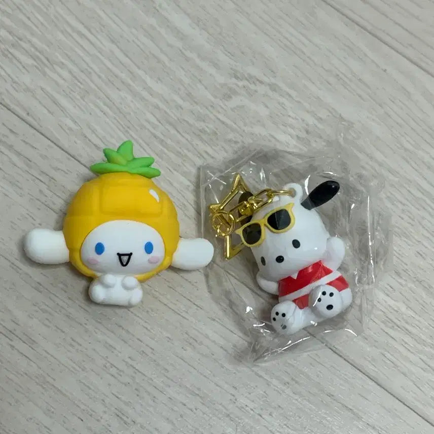 [BUNJANG] Sanrio Cinnamoroll &amp; Pochacco Figure &amp; Keyring / 산리오 시나모롤 피규어 포차코 키링