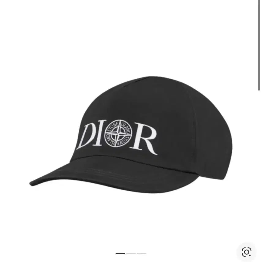 [BUNJANG] Dior x Stone Island Baseball Cap Black / 디올X스톤아일랜드 베이스볼캡 블랙