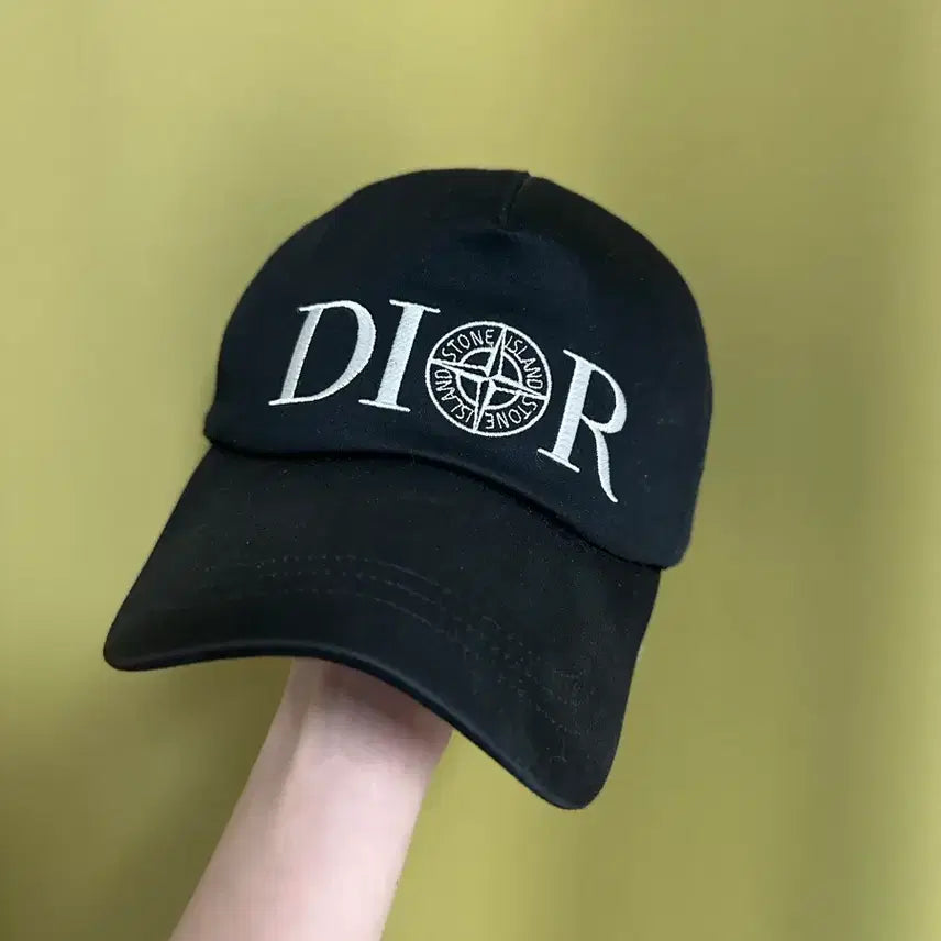 [BUNJANG] Dior x Stone Island Baseball Cap Black / 디올X스톤아일랜드 베이스볼캡 블랙