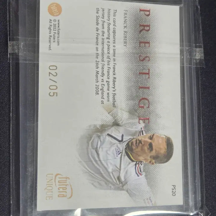 [BUNJANG] Frank Ribery Jersey Card / [스포츠 카드] 프랭크 리베리 5한정 져지 카드