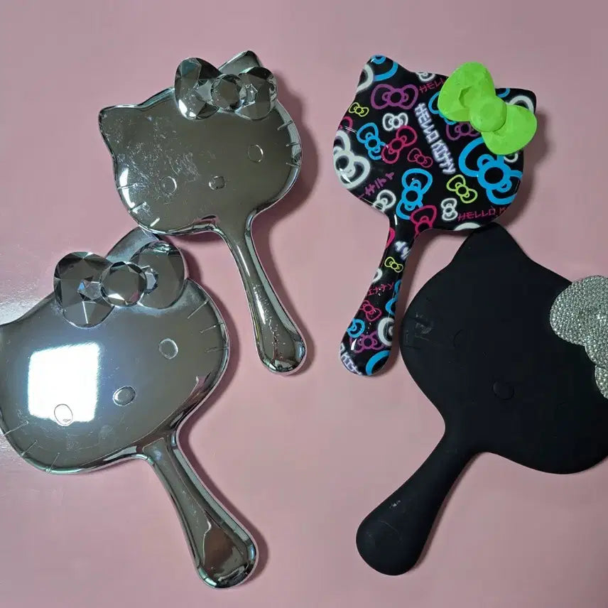 [BUNJANG] Hello Kitty Hand Mirror & Brush / 헬로키티 손거울 & 브러쉬 (개당)