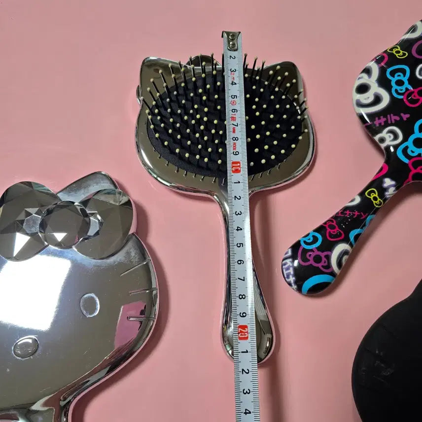[BUNJANG] Hello Kitty Hand Mirror & Brush / 헬로키티 손거울 & 브러쉬 (개당)