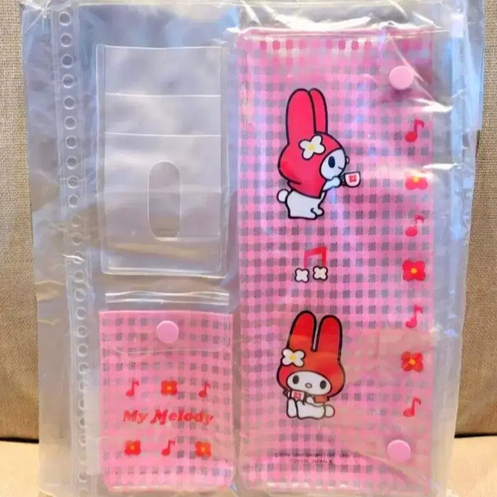 [BUNJANG] My Melody Accessories Set / 두건마이멜로디 파우치 속지, 마이멜로디 다이어리, 마이멜로디 26공 속지