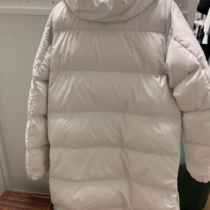 [BUNJANG] Adidas 3-Stripes Long Padded Jacket White (M) / (실사첨부) 3s 아디다스 롱패딩 화이트 M