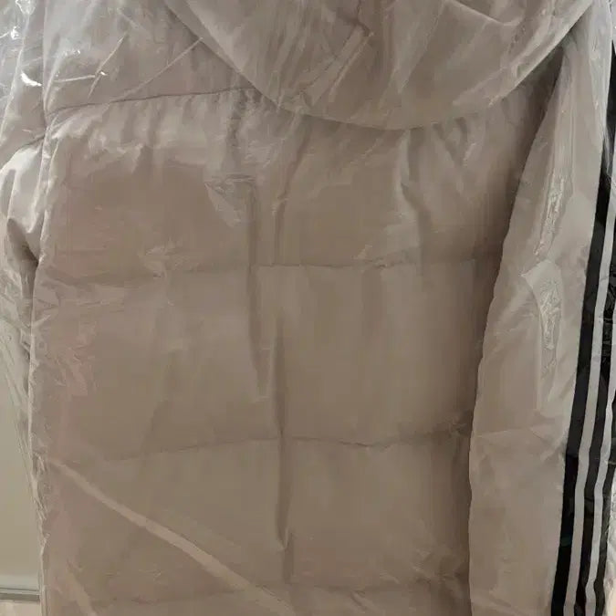 [BUNJANG] Adidas 3-Stripes Long Padded Jacket White (M) / (실사첨부) 3s 아디다스 롱패딩 화이트 M