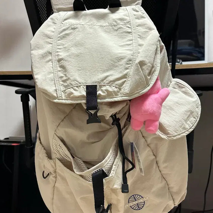 [BUNJANG] Pan Am Beige Backpack / 팬암 베이지 백팩