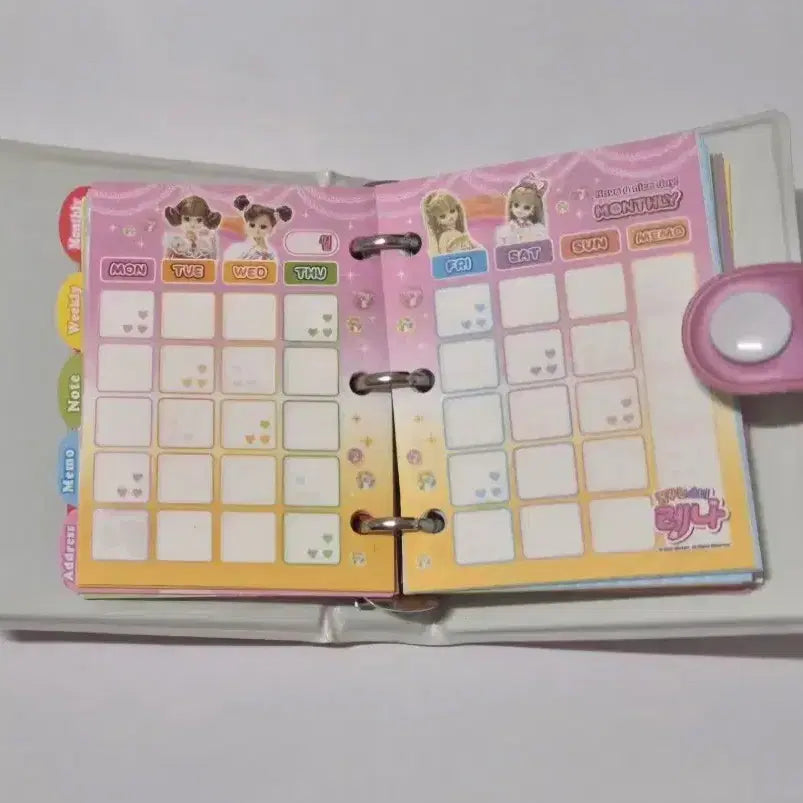 [BUNJANG] Rena 3-Ring Binder Diary / 고전문구 레나 3공 다이어리
