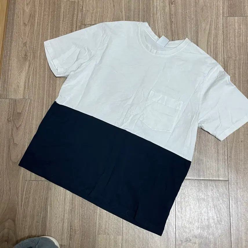 [BUNJANG] ZARA Color Block T-shirt / 자라 배색 티셔츠