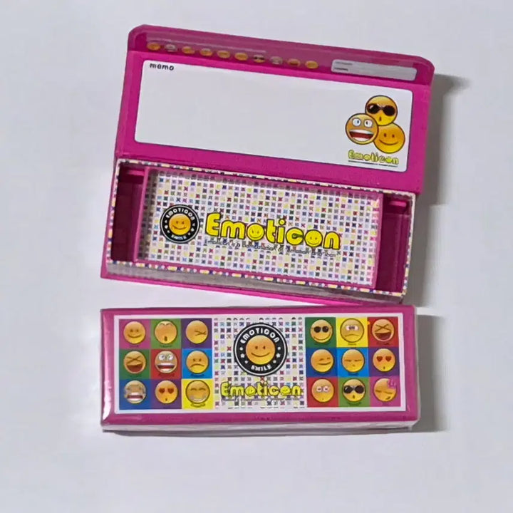[BUNJANG] Emoticon Plush Pencil Case / 고전문구 이모티콘 지함 폭신 필통