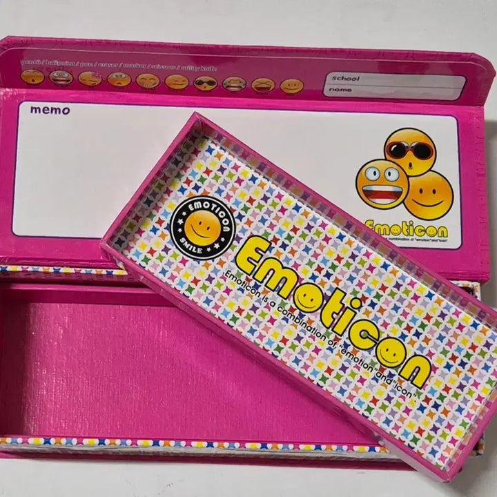 [BUNJANG] Emoticon Plush Pencil Case / 고전문구 이모티콘 지함 폭신 필통