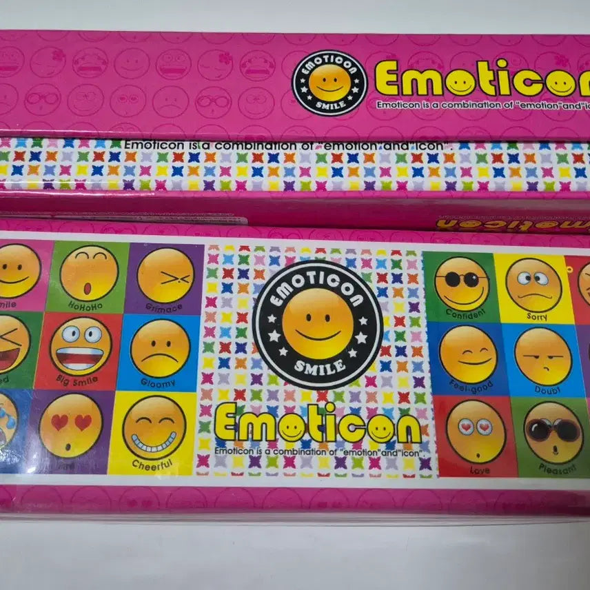 [BUNJANG] Emoticon 2-Tier Pencil Case / 고전문구 이모티콘 지함 폭신 필통