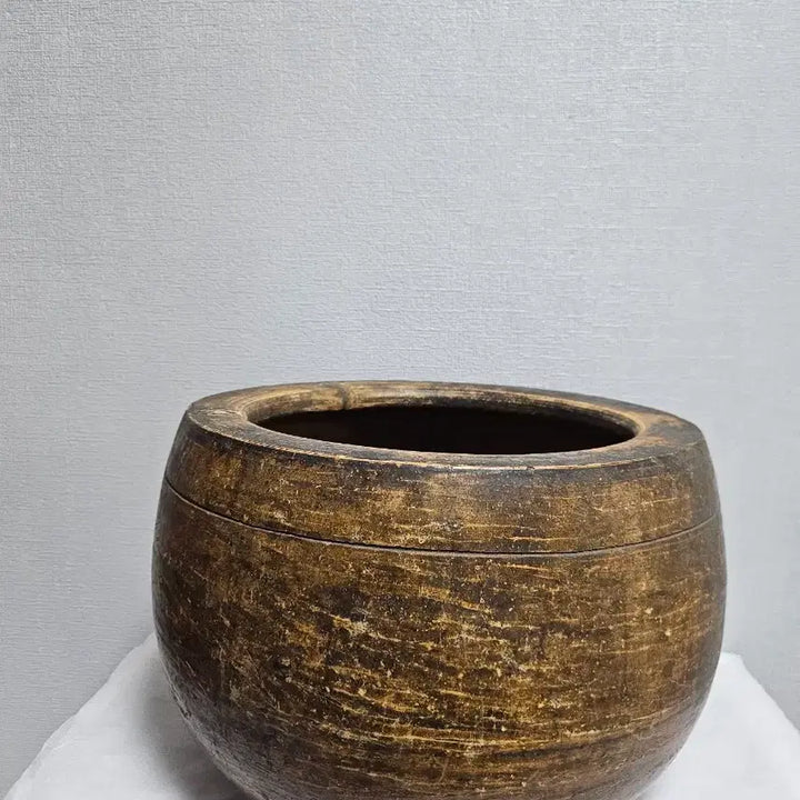 [BUNJANG] Vintage Ceramic Brazier / 옛날 질화로 옹기화로 원통 화로  옛날화로 골동품  빈티지.