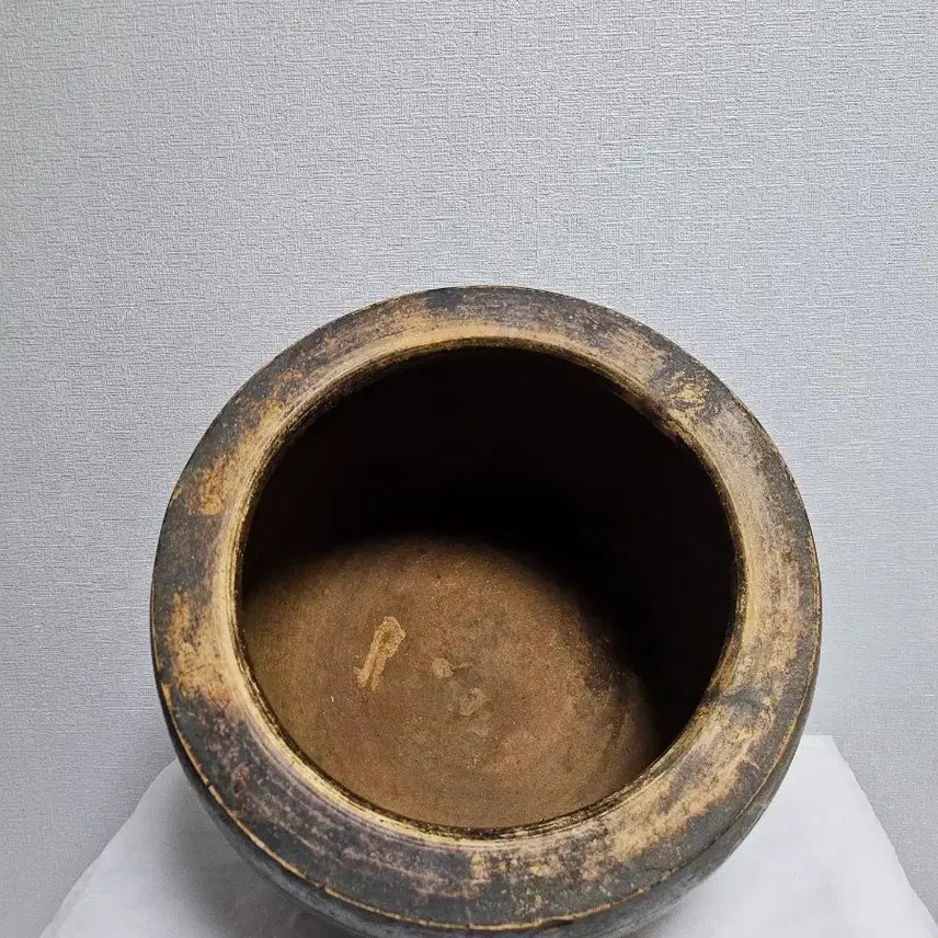 [BUNJANG] Vintage Ceramic Brazier / 옛날 질화로 옹기화로 원통 화로  옛날화로 골동품  빈티지.