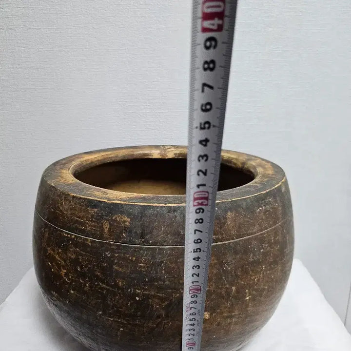 [BUNJANG] Vintage Ceramic Brazier / 옛날 질화로 옹기화로 원통 화로  옛날화로 골동품  빈티지.