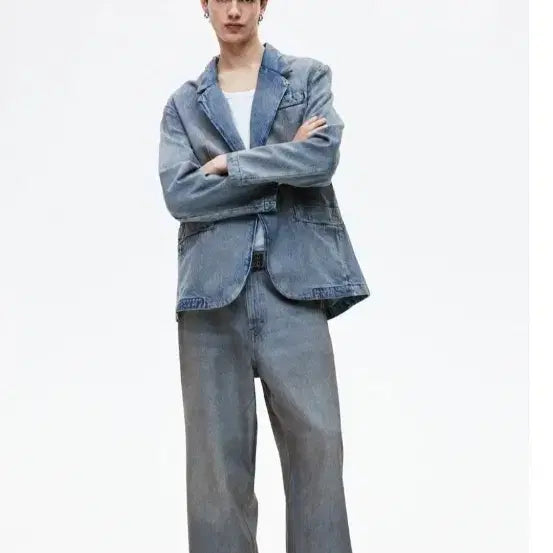 [BUNJANG] H&M Denim Blue Jeans / h&m 배기진 데님블루