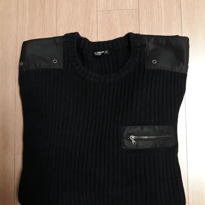 [BUNJANG] JOFF Cotton Knit Round Neck Sweater (105) / 조프 골지 면니트 라운드 (105)