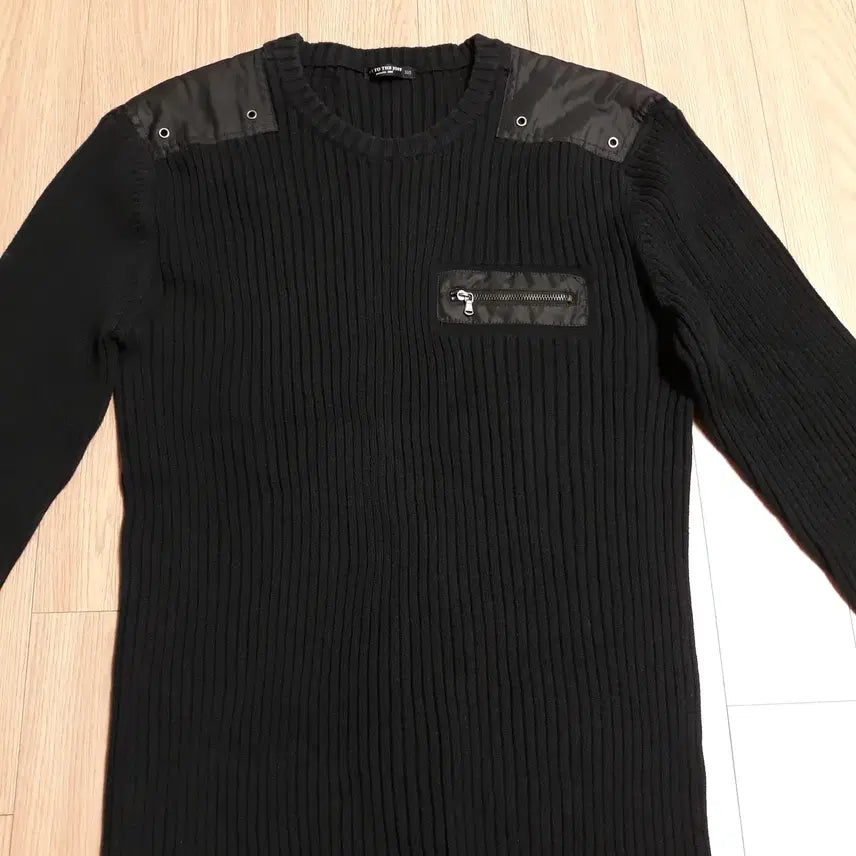 [BUNJANG] JOFF Cotton Knit Round Neck Sweater (105) / 조프 골지 면니트 라운드 (105)