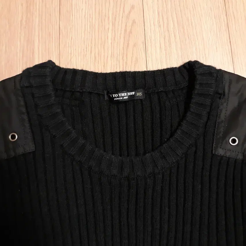 [BUNJANG] JOFF Cotton Knit Round Neck Sweater (105) / 조프 골지 면니트 라운드 (105)
