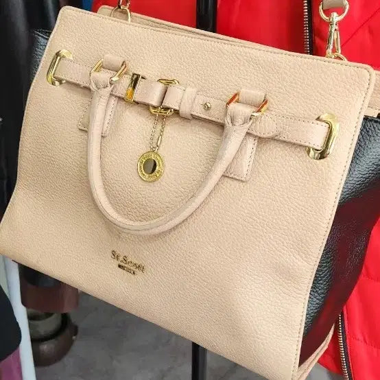 [BUNJANG] Saint Scott Beige Shoulder Bag / 세인트스코트 베이지 숄더백