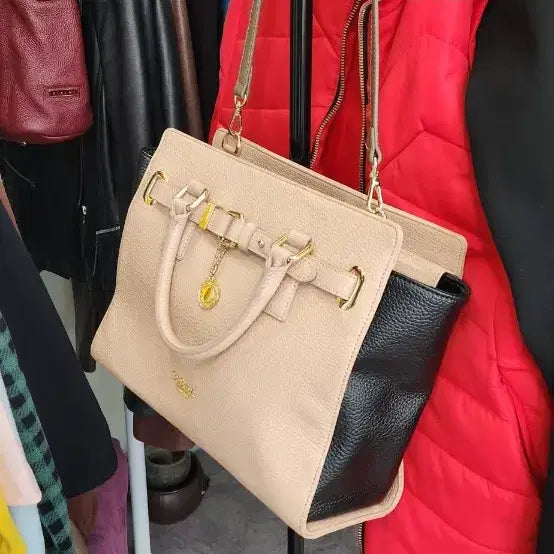 [BUNJANG] Saint Scott Beige Shoulder Bag / 세인트스코트 베이지 숄더백