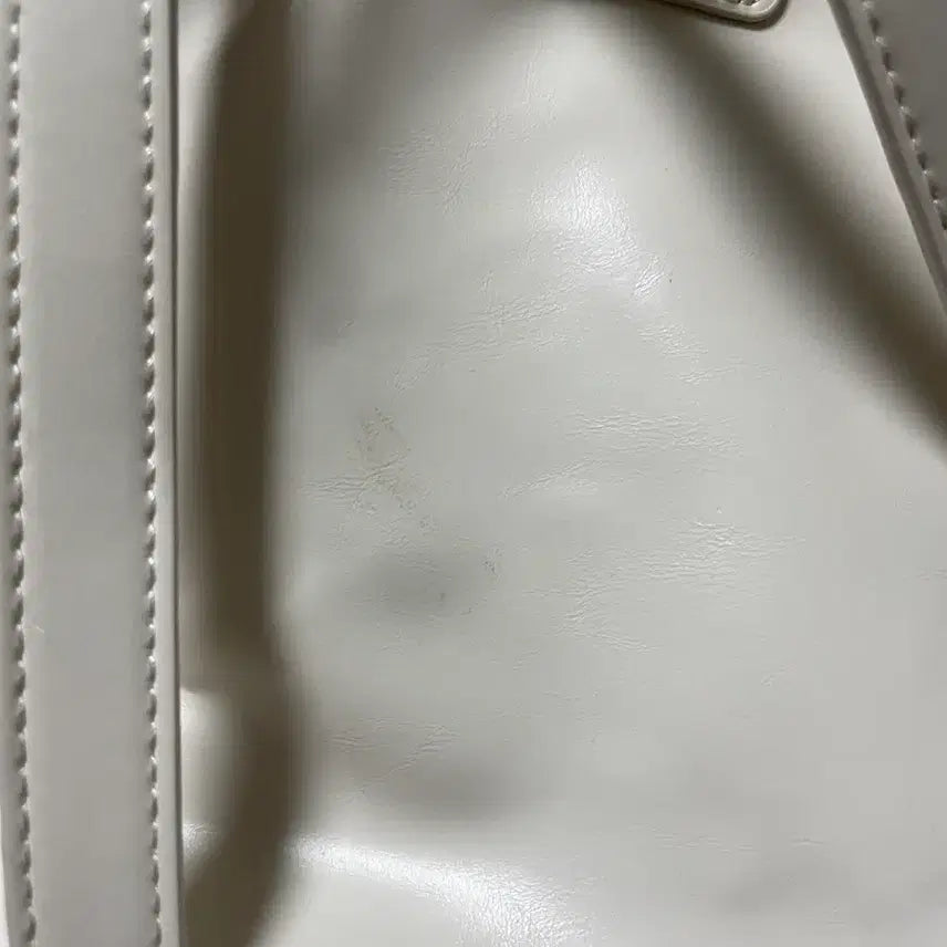 [BUNJANG] White Mini Backpack / 화이트 미니 백팩 가방