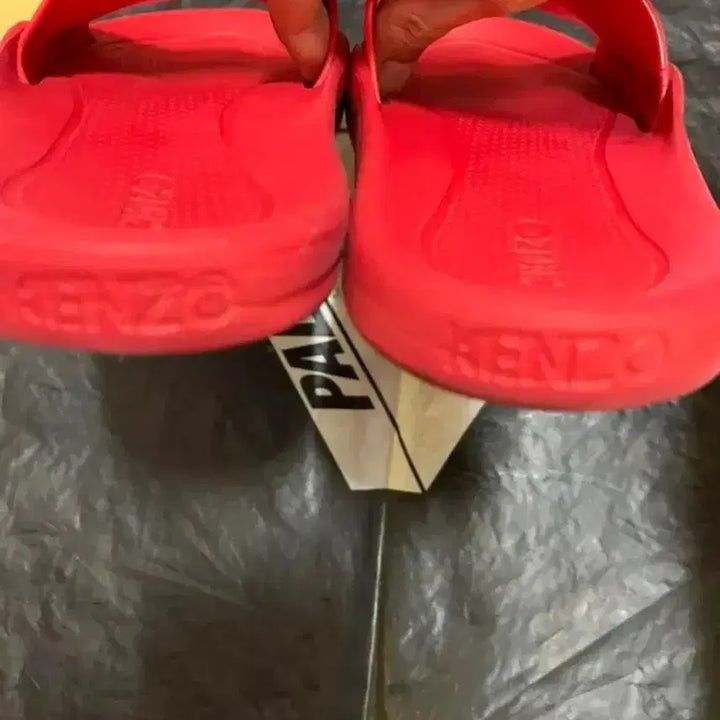 [BUNJANG] KENZO Tiger Slides Red / KENZO 겐조 타이거 슬리퍼 레드