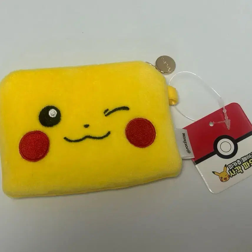 [BUNJANG] Pokemon Pikachu Square Pouch / 포켓몬스터 피카츄 사각 파우치 새상품
