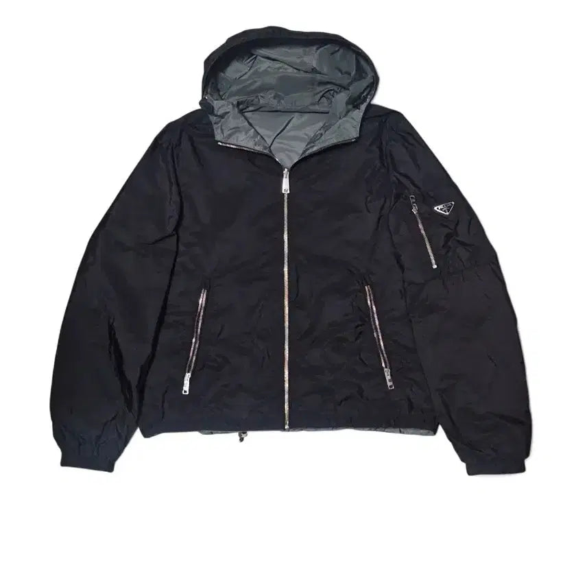 [BUNJANG] Prada Re-Nylon Hooded Jacket / (46 Size)프라다 리나일론 후디 자켓