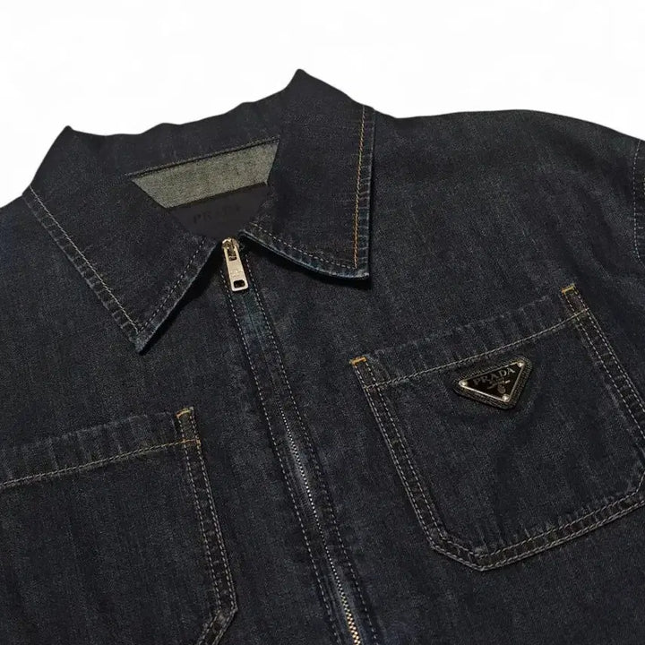 [BUNJANG] Prada Denim Jacket (L Size) / (L Size)프라다 데님 자켓 프라다 청자켓