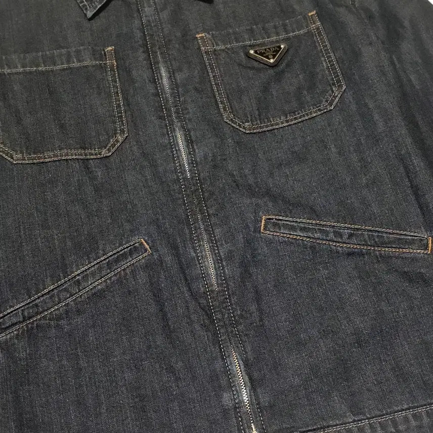 [BUNJANG] Prada Denim Jacket (L Size) / (L Size)프라다 데님 자켓 프라다 청자켓