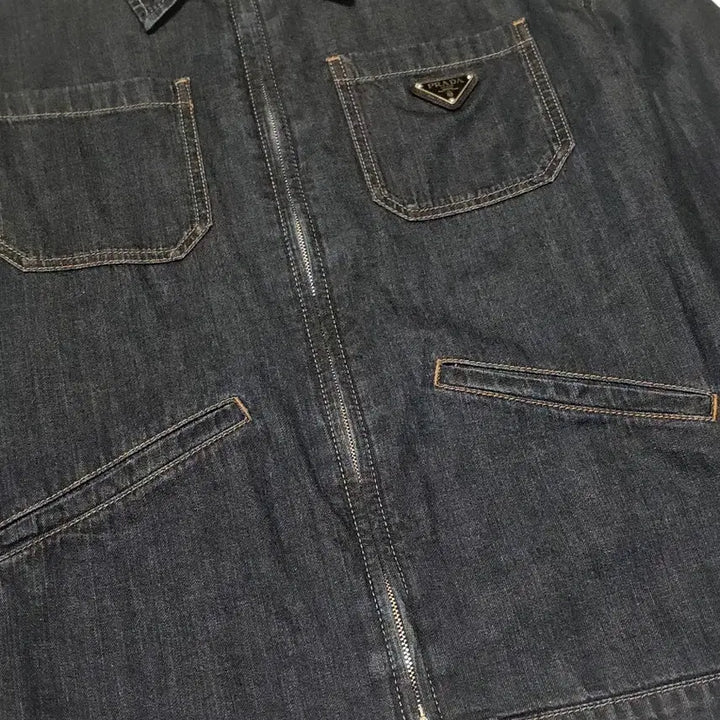[BUNJANG] Prada Denim Jacket (L Size) / (L Size)프라다 데님 자켓 프라다 청자켓