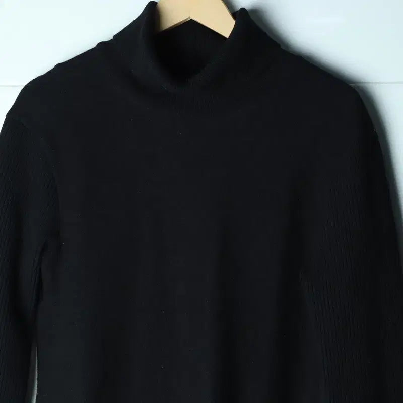 [BUNJANG] W(S-M) System Knit Long Black Sweater / W(S-M) 시스템 니트 한섬 롱 블랙 희귀 매물-1754C