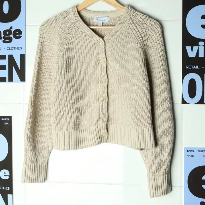 [BUNJANG] And Other Stories Cable Knit Cardigan Ivory / W(M-L) 앤아더스토리즈 니트 가디건 아이보리 크림 케이블-1754F