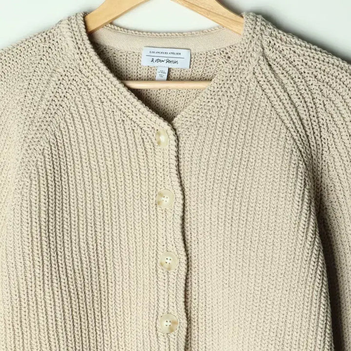 [BUNJANG] And Other Stories Cable Knit Cardigan Ivory / W(M-L) 앤아더스토리즈 니트 가디건 아이보리 크림 케이블-1754F