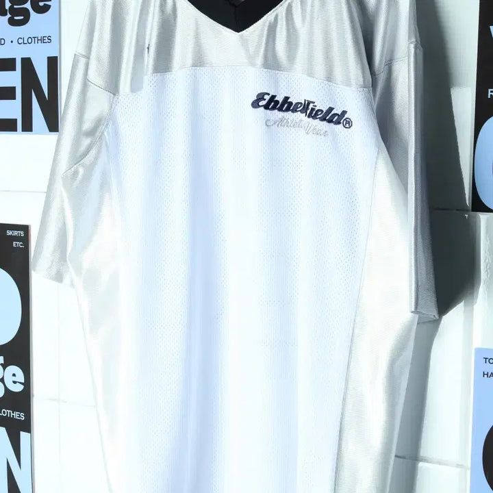 [BUNJANG] Ebbets Field Oversized Uniform T-shirt / (L-3XL) 이벳필드 반팔 티셔츠 박시 유니폼 기능성-1755A